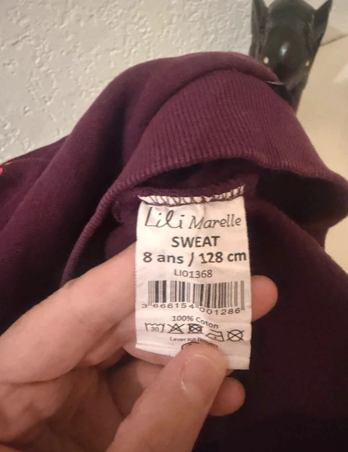 Lot de 2 suéteres para meninas Lili Marelle 8 anos 128 cm – Algodão – Muito bom estado – photo 6